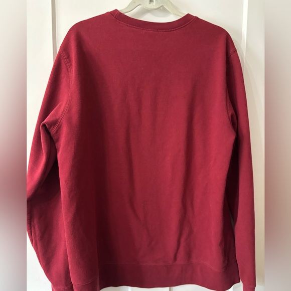The North Face Heritage Patch‎ Logo Crew Sweatshirt Pullover Mens XL Beetroot - Picture 6 of 8